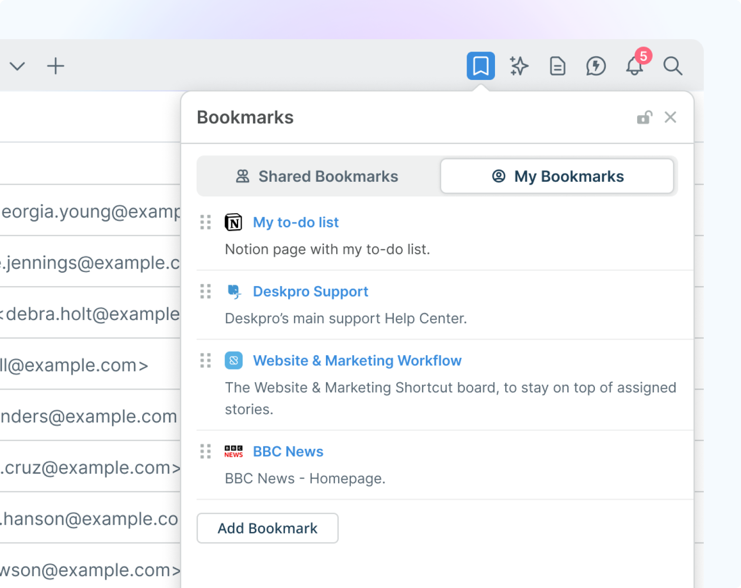 Bookmarks App over interface.png
